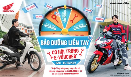 -bao-duong-lien-tay-co-hoi-trung-evoucher-trao-co-hoi-trung-evoucher-100-000-vnd-voi-khach-hang-lam-dich-vu-bao-duong-xe-may-tai-cac-head