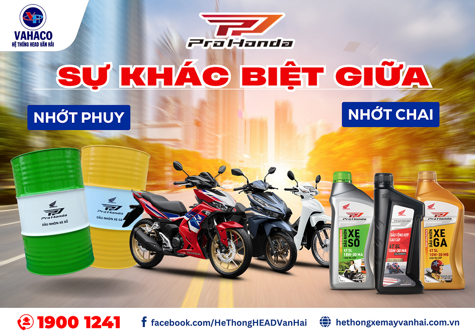  Nhớt phuy và Nhớt chai Pro Honda – Nên thay loại nào?