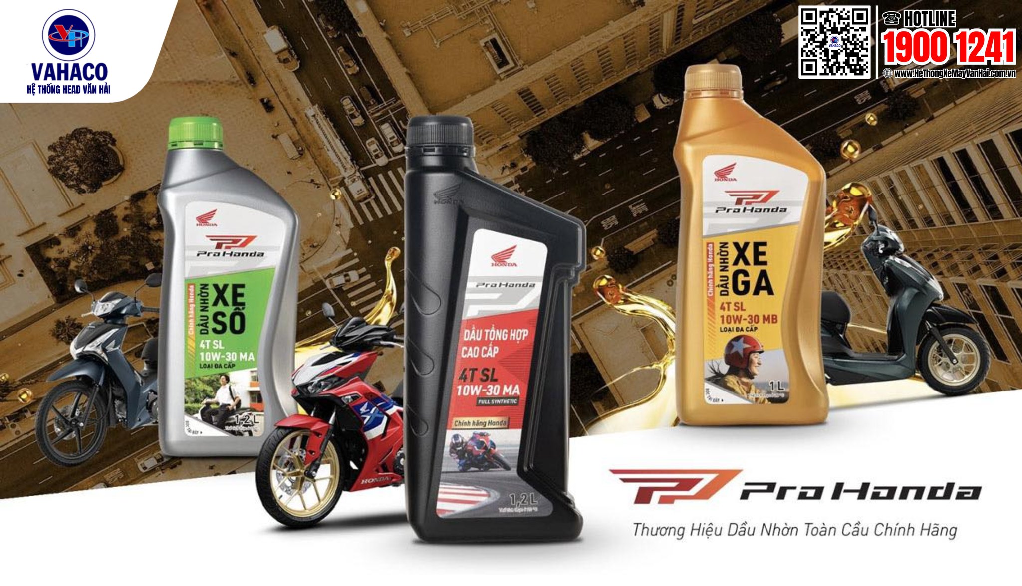 Pro Honda – Dầu nhớt chính hãng tối ưu cho mọi dòng xe Honda của bạn!