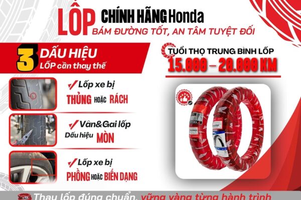 CÁC DẤU HIỆU BẠN CẦN THAY LỐP XE MỚI
