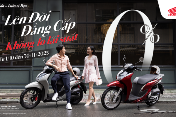 Honda Việt Nam tri ân khách hàng với ưu đãi hấp dẫn trong chương trình khuyến mại khủng dành cho dòng xe Sh mode – “Lên đời đẳng cấp – Không lo lãi suất”