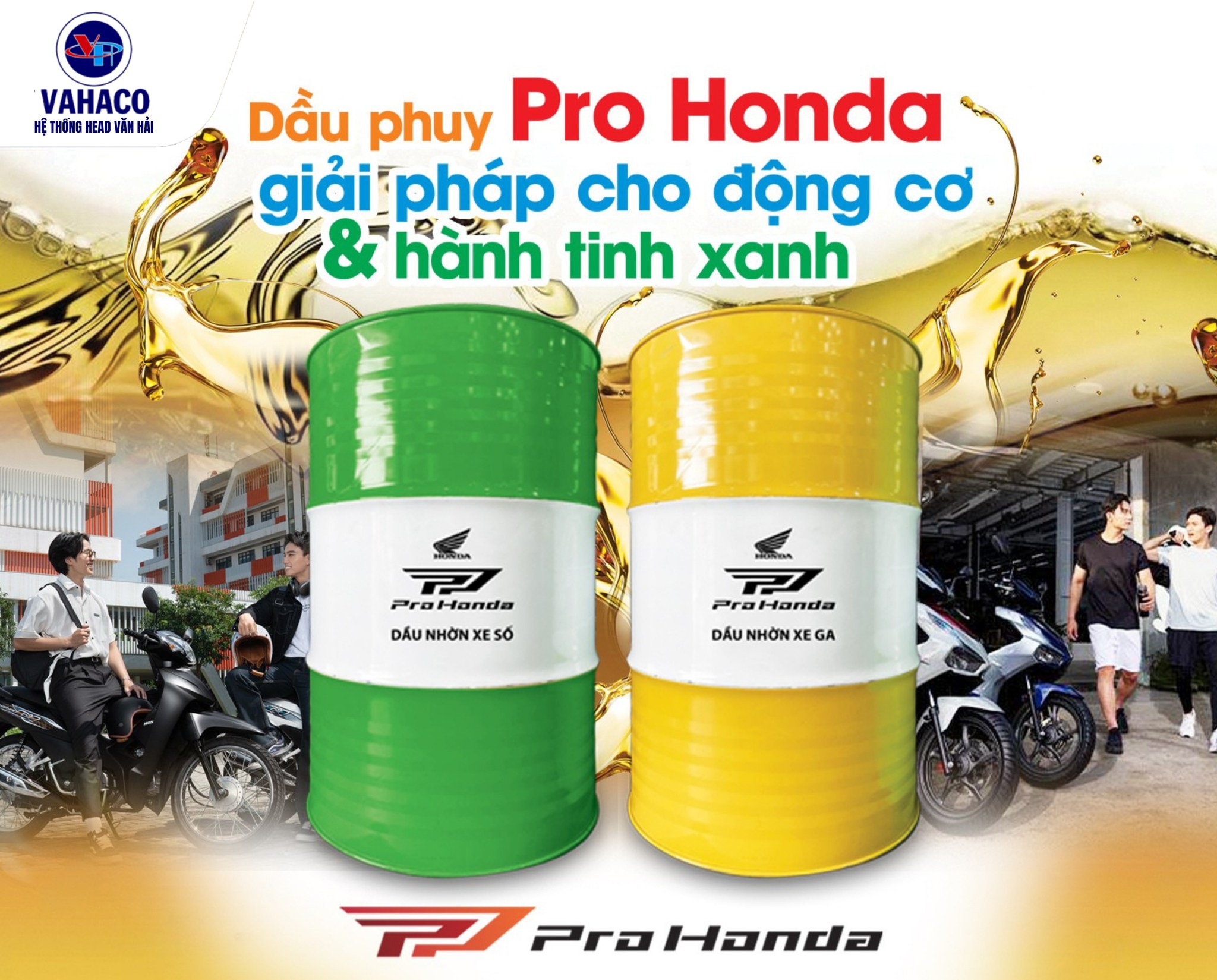  DẦU PHUY PRO HONDA – GIẢI PHÁP CHO ĐỘNG CƠ & HÀNH TINH XANH