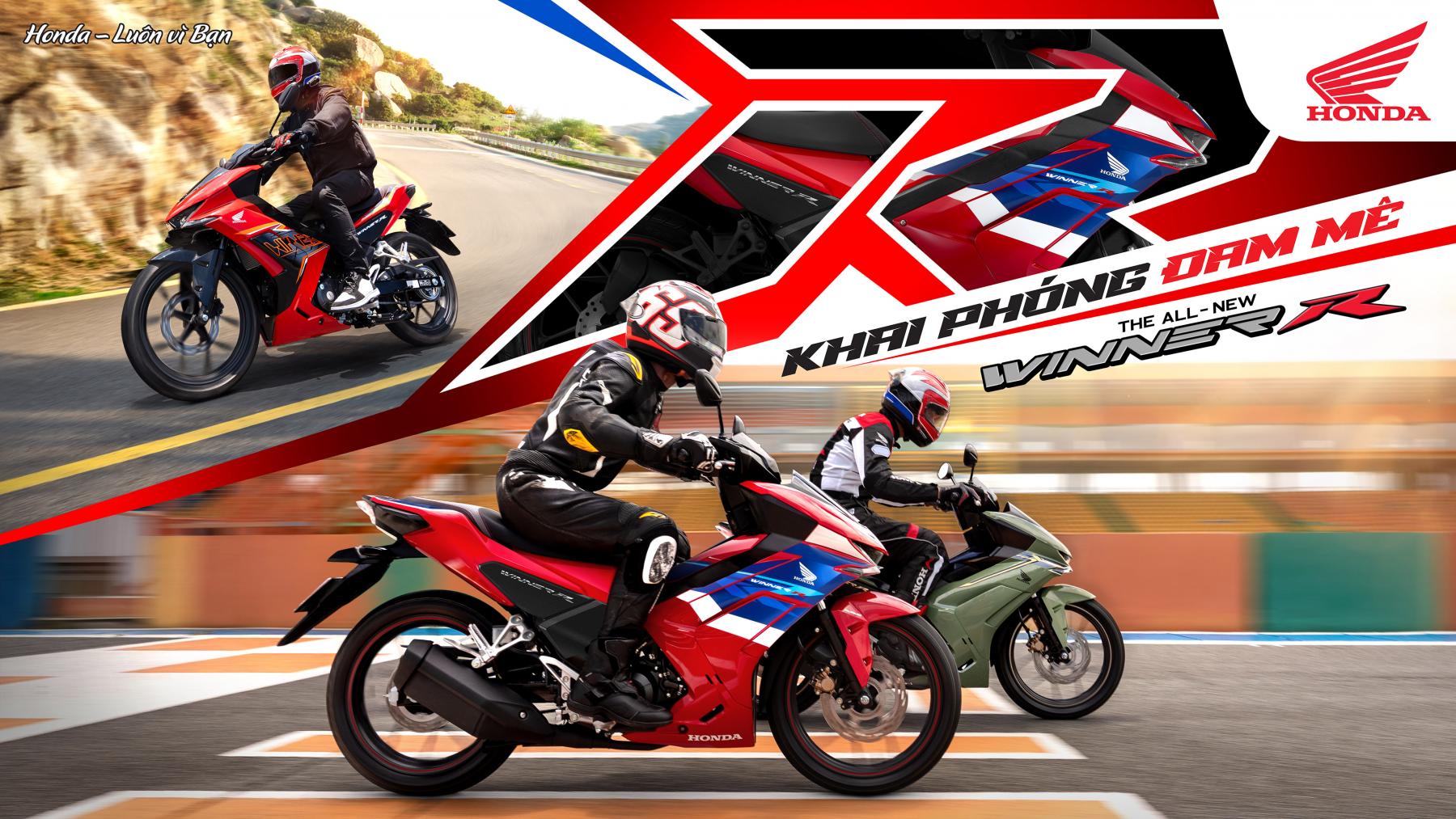 Honda Việt Nam giới thiệu WINNER R hoàn toàn mới, ADV350 lần đầu tiên xuất hiện tại Việt Nam và REBEL 1100 phiên bản nâng cấp tại sự kiện Honda Biker Rally Đà Lạt