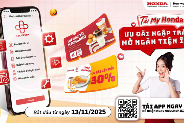 Tải My Honda+ – Ưu Đãi Ngập Tràn, Mở Ngàn Tiện Ích