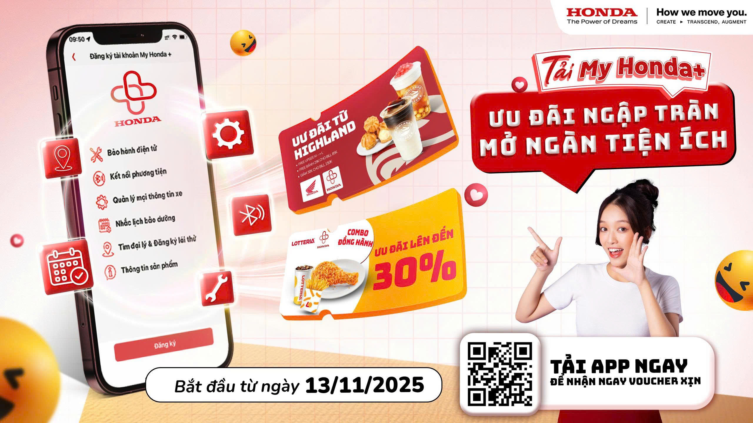 Tải My Honda+ – Ưu Đãi Ngập Tràn, Mở Ngàn Tiện Ích