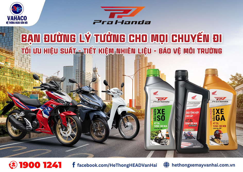 Êm máy lên ga – Có ngay Pro Honda!