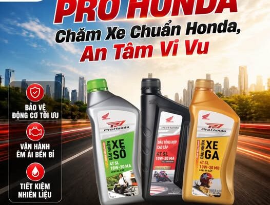 PRO HONDA CHĂM XE CHUẨN HONDA, AN TÂM VI VU