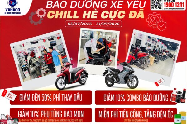 BẢO DƯỠNG XẾ YÊU CHILL HÈ CỰC ĐÃ