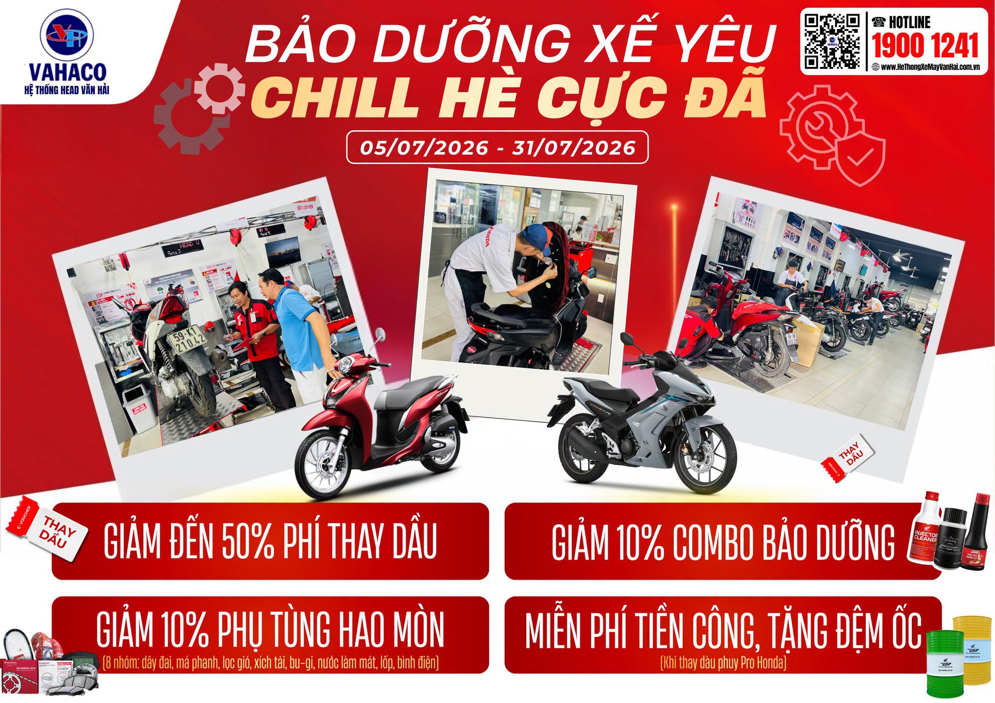 BẢO DƯỠNG XẾ YÊU CHILL HÈ CỰC ĐÃ