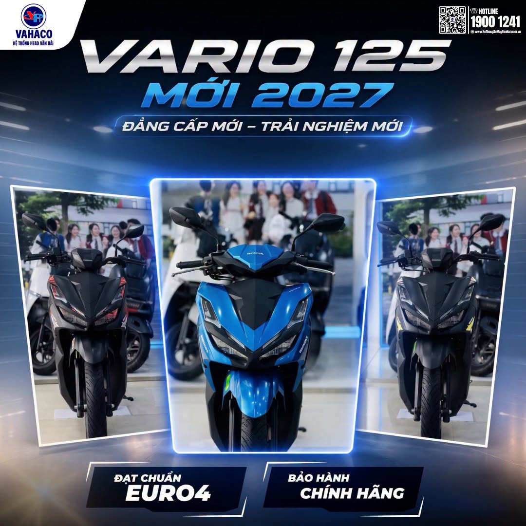 HONDA VARIO 125 MỚI – GIÁ BÁN VÀ TRANG BỊ NỔI BẬT