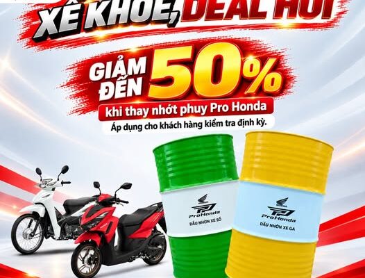 Thay Nhớt Xe Máy Đúng Cách Với Nhớt Pro Honda Chính Hãng