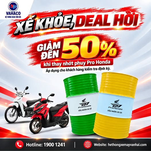Thay Nhớt Xe Máy Đúng Cách Với Nhớt Pro Honda Chính Hãng
