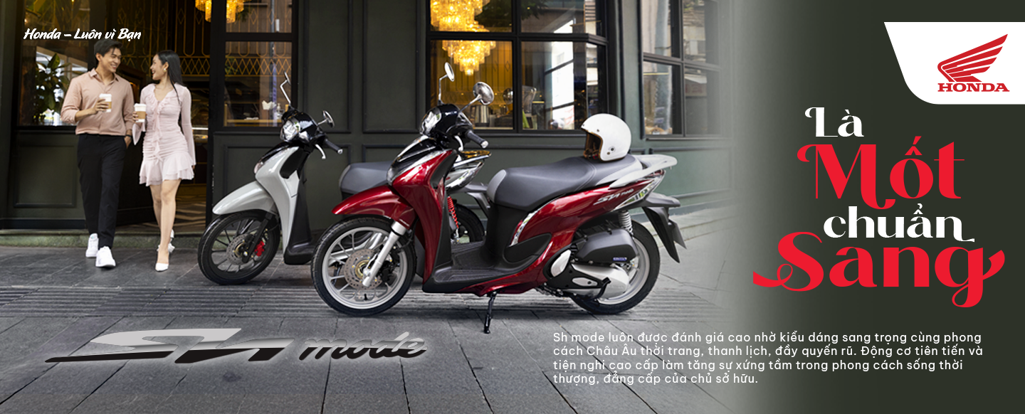 SH MODE 125i: GIÁ, MÀU XE VÀ THIẾT KẾ SANG TRỌNG