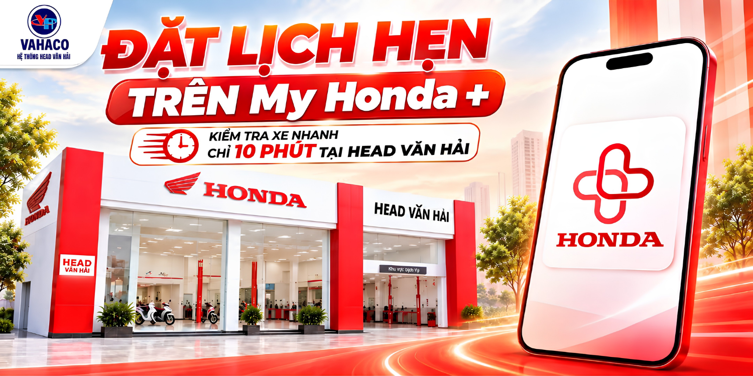 HƯỚNG DẪN ĐẶT LỊCH BẢO DƯỠNG XE TRÊN My Honda+