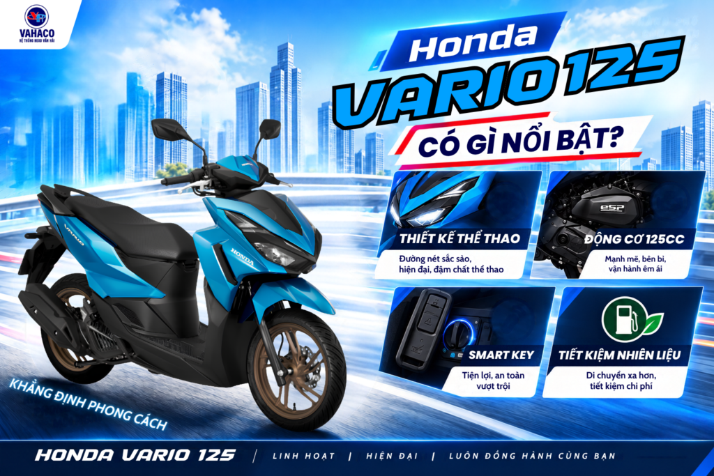 Honda Vario 125 có gì nổi bật