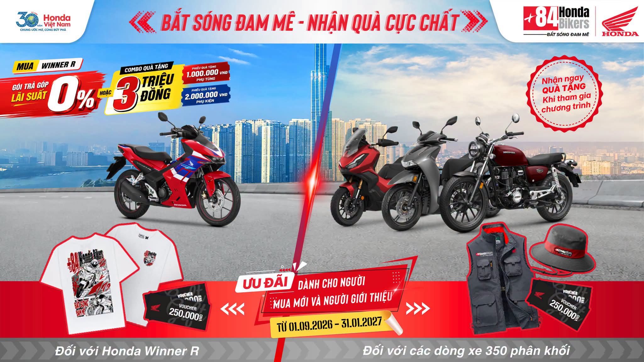 ƯU ĐÃI MUA XE: BẮT SÓNG ĐAM MÊ – NHẬN QUÀ CỰC CHẤT